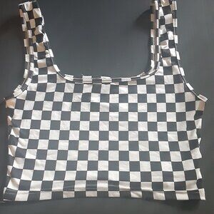 Checkered print 2 piece set